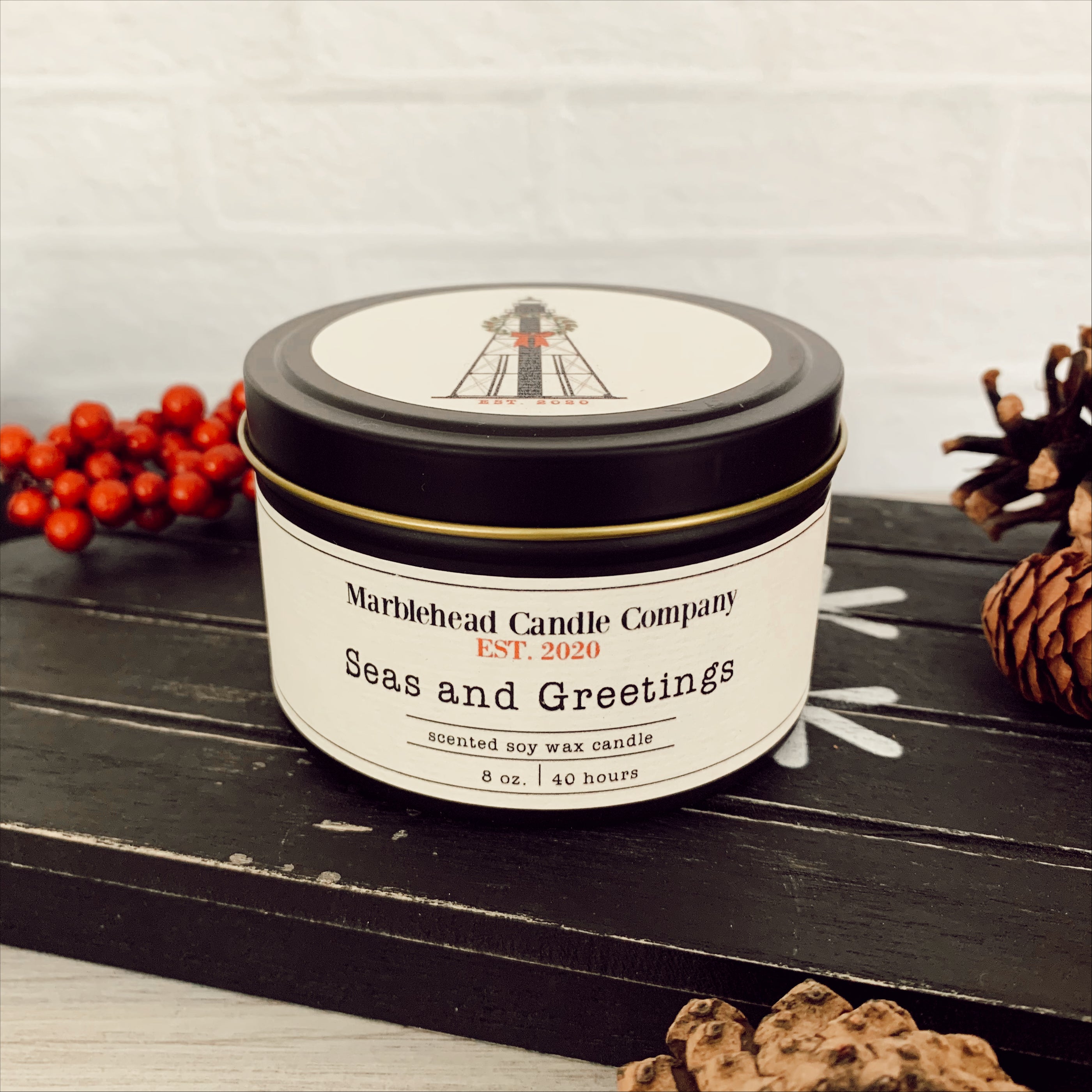 Seas and Greetings Marblehead Candle Company
