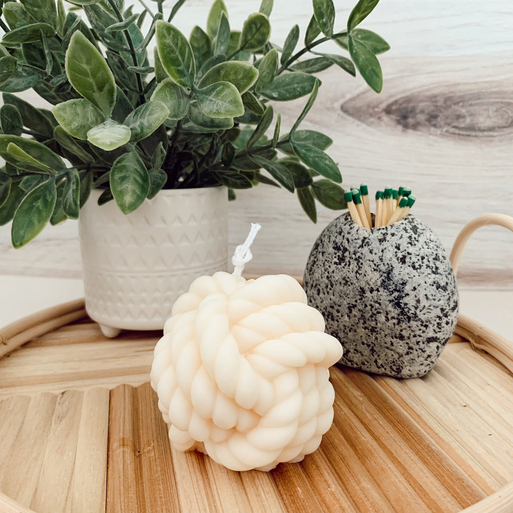 Nautical Knot Candle